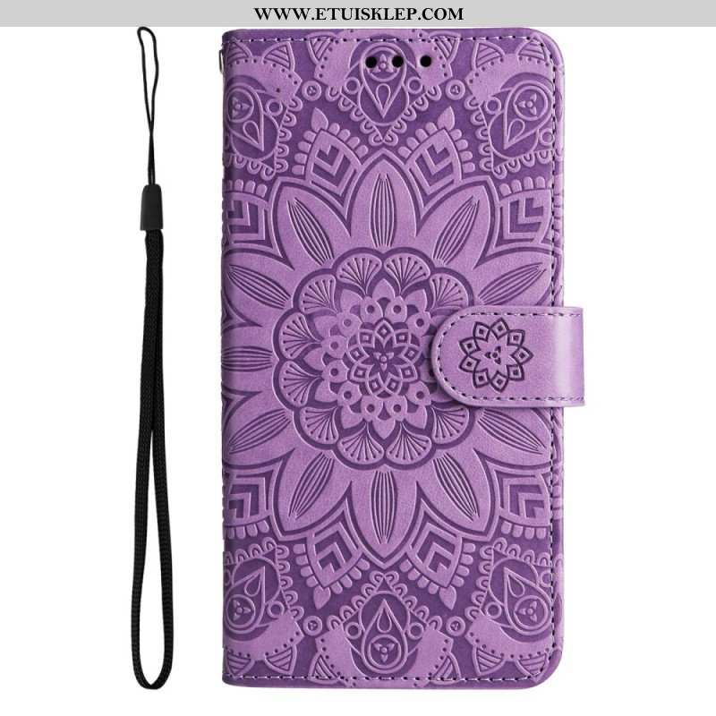 Etui Folio do Samsung Galaxy S23 5G Mandala Sun Ze Smyczą